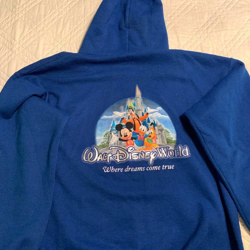 Walt Disney World“Where Dreams Come   True” Hoodie. Sz L